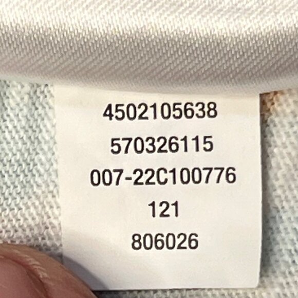 Chicos Women Size 1-M 8 Paisley Print V-Neck Short Sleeve Top Cotton & Modal - Picture 7 of 14